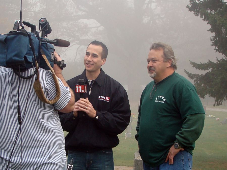 WTOL Interview at Wolfinger Cemetery